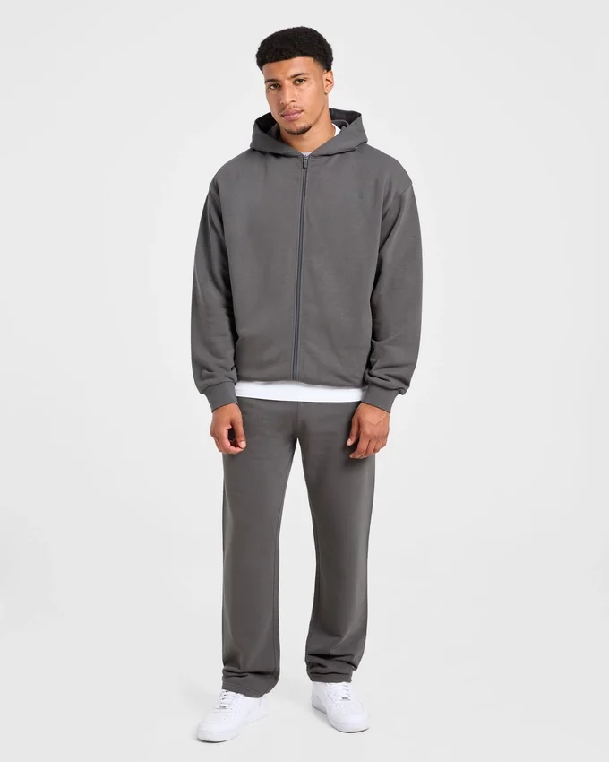 Craft oversized hoodie met rits