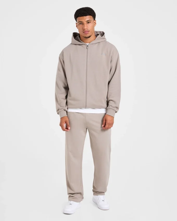 Craft oversized hoodie met rits
