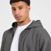 Craft oversized hoodie met rits