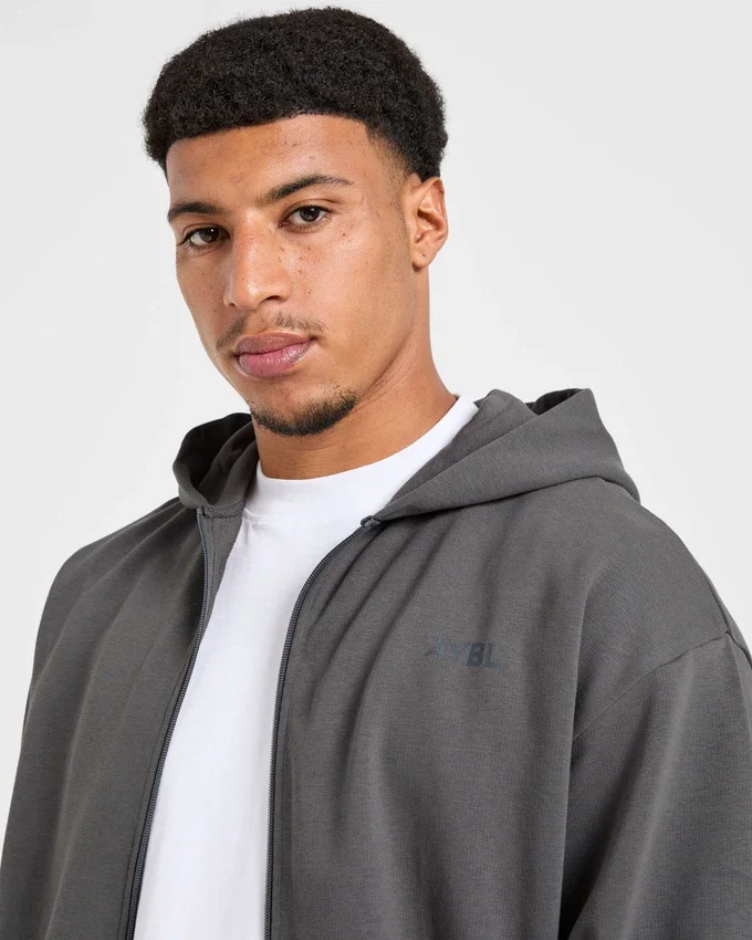 Craft oversized hoodie met rits