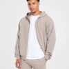 Craft oversized hoodie met rits