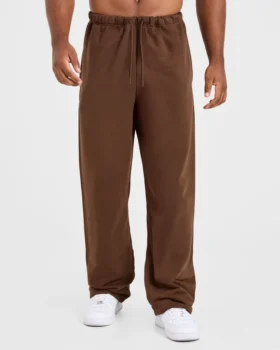 Craft oversized Joggingbroek met rechte pijpen