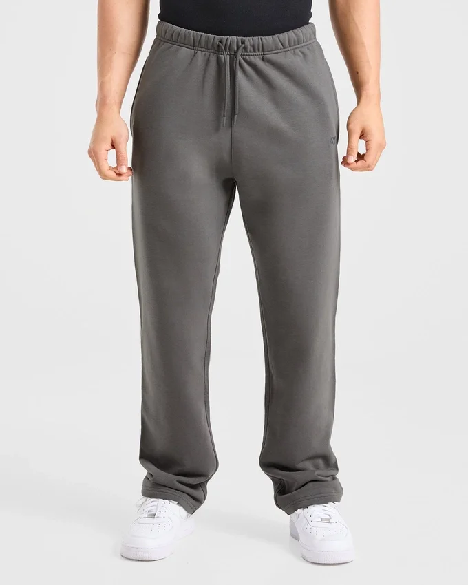 Craft oversized Joggingbroek met rechte pijpen