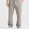 Craft oversized Joggingbroek met rechte pijpen
