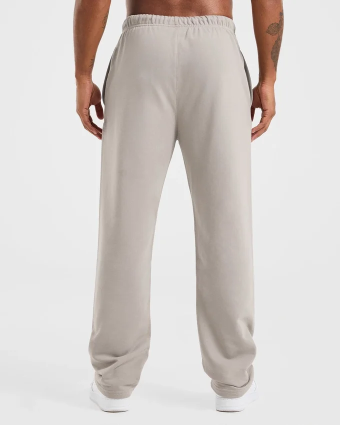 Craft oversized Joggingbroek met rechte pijpen