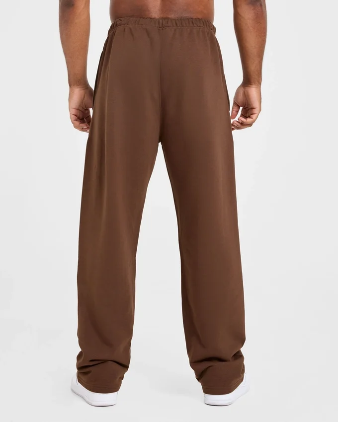 Craft oversized Joggingbroek met rechte pijpen