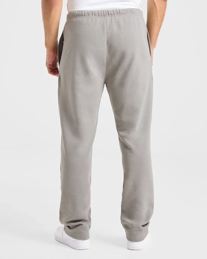 Craft oversized Joggingbroek met rechte pijpen
