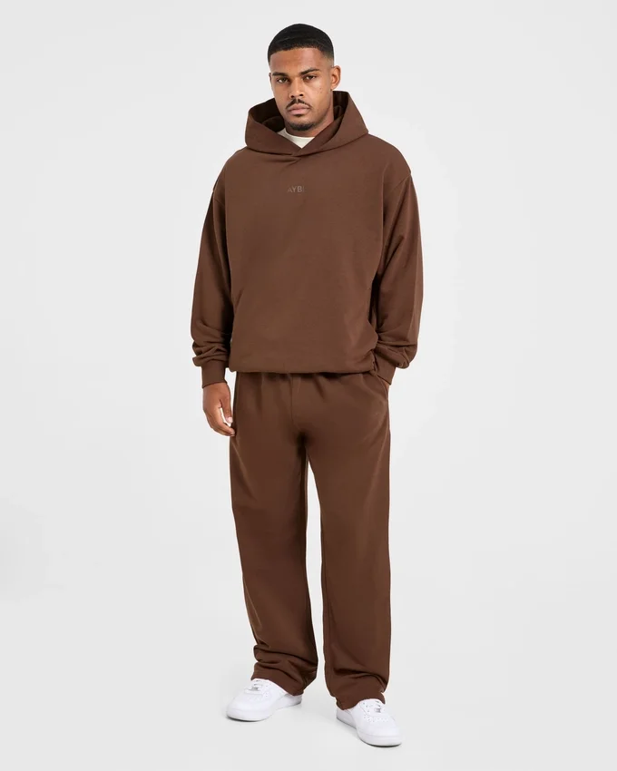 Craft oversized Joggingbroek met rechte pijpen
