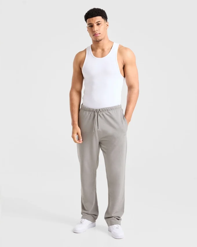 Craft oversized Joggingbroek met rechte pijpen