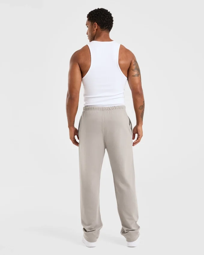 Craft oversized Joggingbroek met rechte pijpen