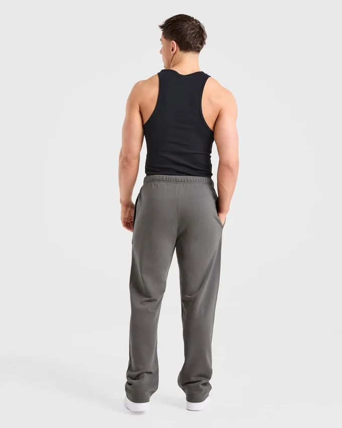 Craft oversized Joggingbroek met rechte pijpen