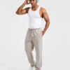 Craft oversized Joggingbroek met rechte pijpen