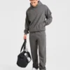 Craft oversized Joggingbroek met rechte pijpen