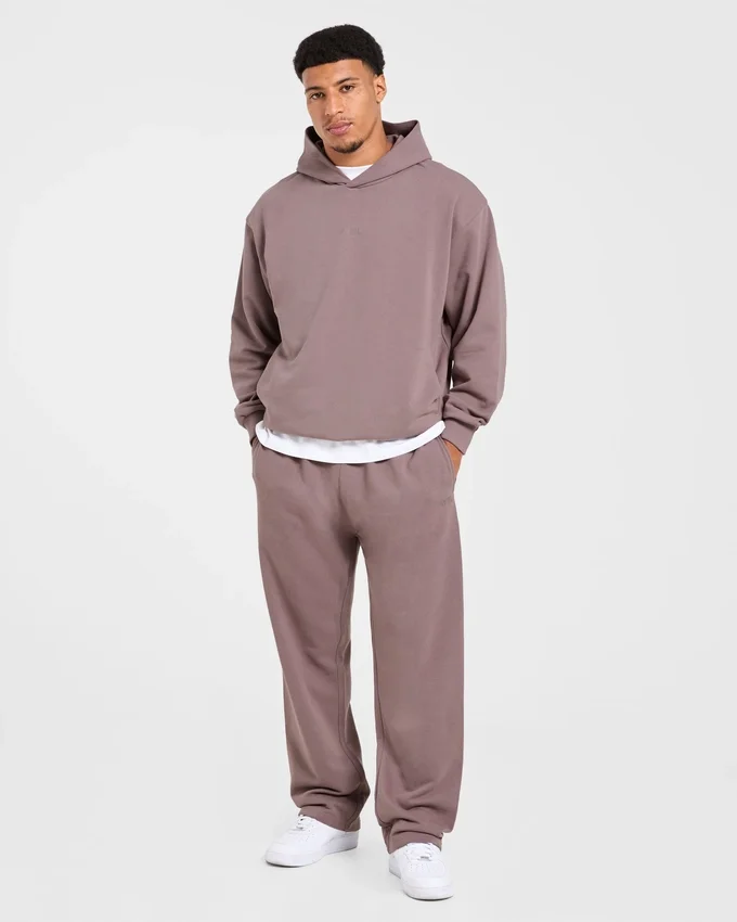Craft oversized Joggingbroek met rechte pijpen