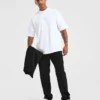 Craft oversized Joggingbroek met rechte pijpen