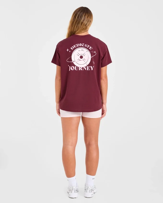 Dedicate To The Journey oversized T-shirt