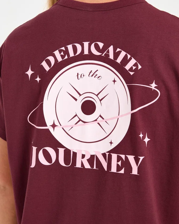 Dedicate To The Journey oversized T-shirt