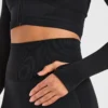 Empower naadloos cropped jack met rits