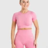 Empower naadloze crop top