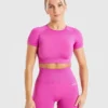 Empower naadloze crop top