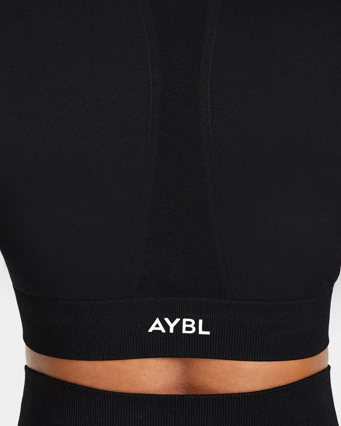 Empower naadloze crop top met lange mouwen