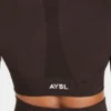 Empower naadloze crop top met lange mouwen