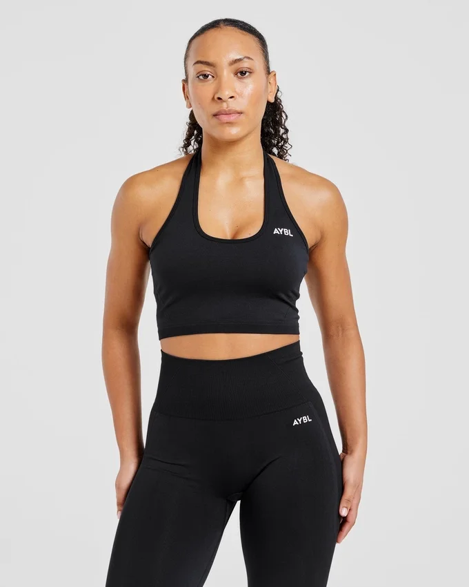 Empower naadloze halternek crop top