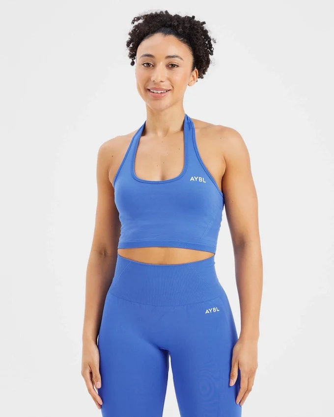 Empower naadloze halternek crop top