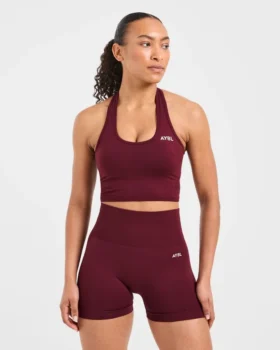 Empower naadloze halternek crop top