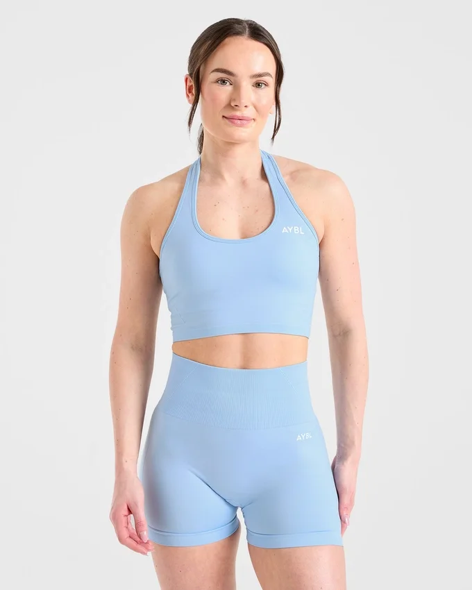 Empower naadloze halternek crop top
