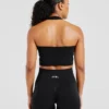 Empower naadloze halternek crop top