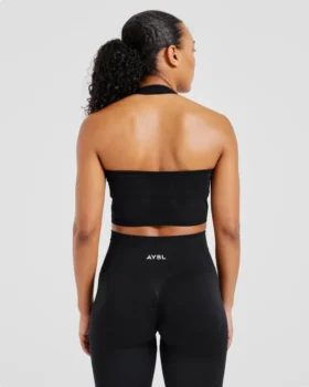 Empower naadloze halternek crop top