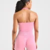 Empower naadloze halternek crop top