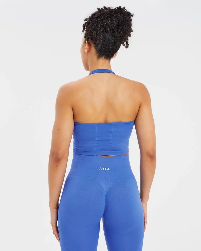 Empower naadloze halternek crop top