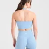 Empower naadloze halternek crop top