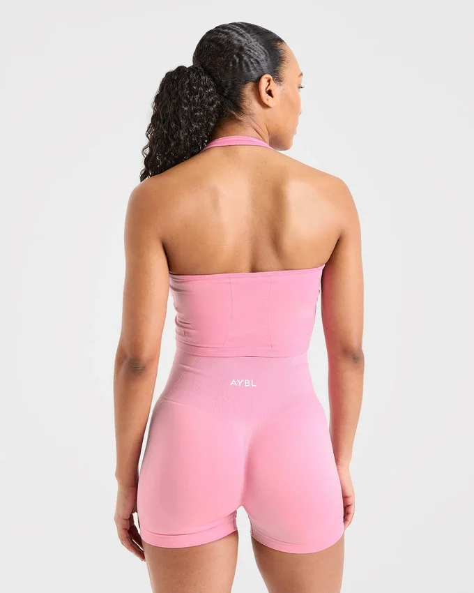 Empower naadloze halternek crop top