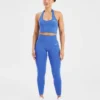 Empower naadloze halternek crop top
