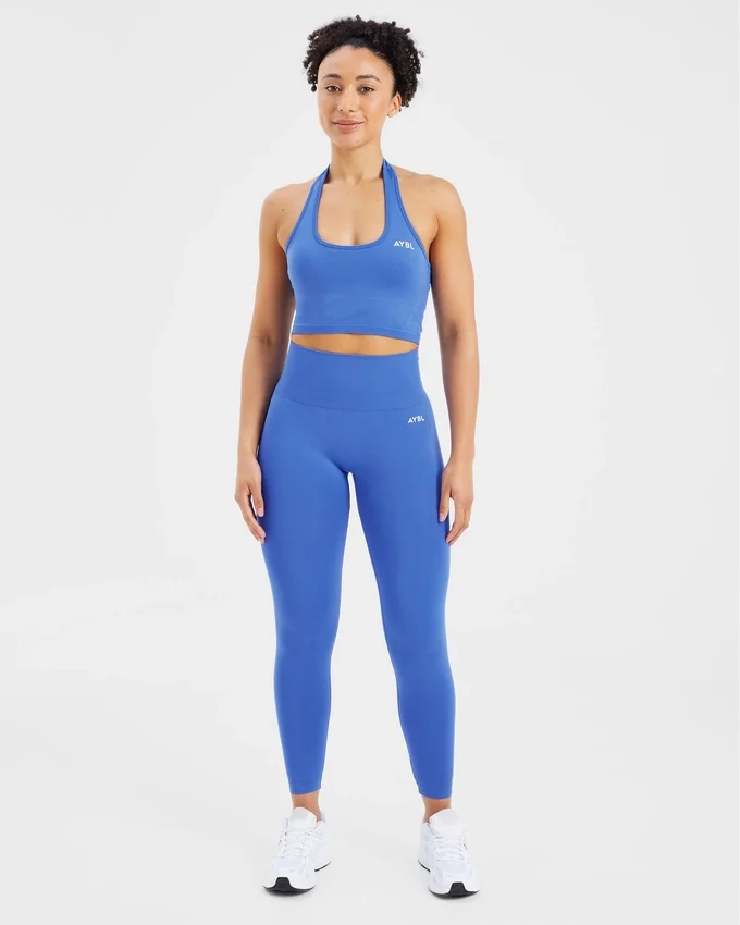 Empower naadloze halternek crop top
