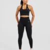 Empower naadloze halternek crop top