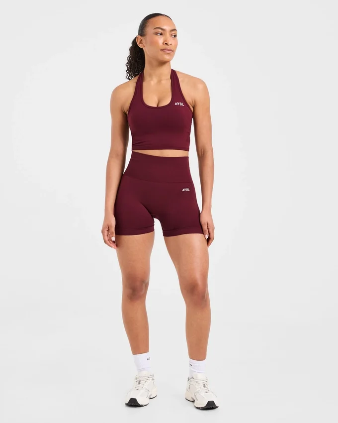 Empower naadloze halternek crop top