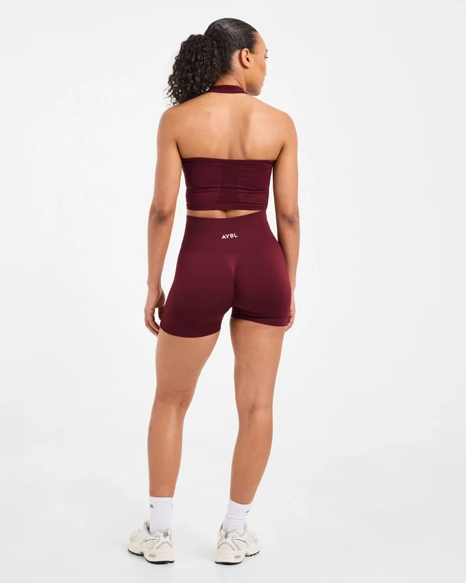 Empower naadloze halternek crop top