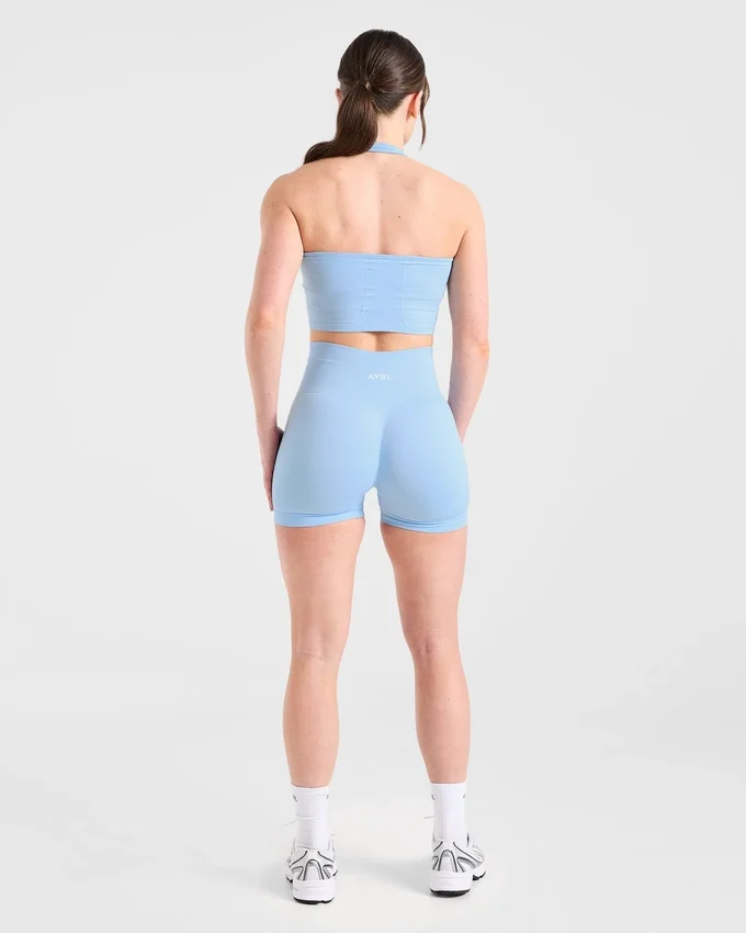 Empower naadloze halternek crop top