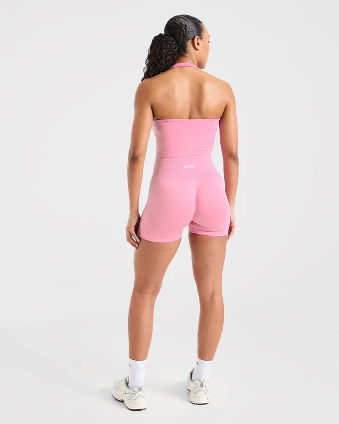 Empower naadloze halternek crop top