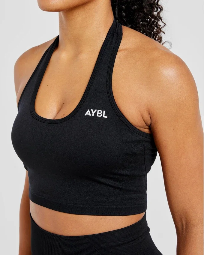 Empower naadloze halternek crop top