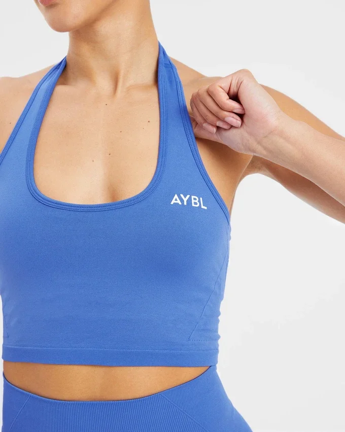 Empower naadloze halternek crop top