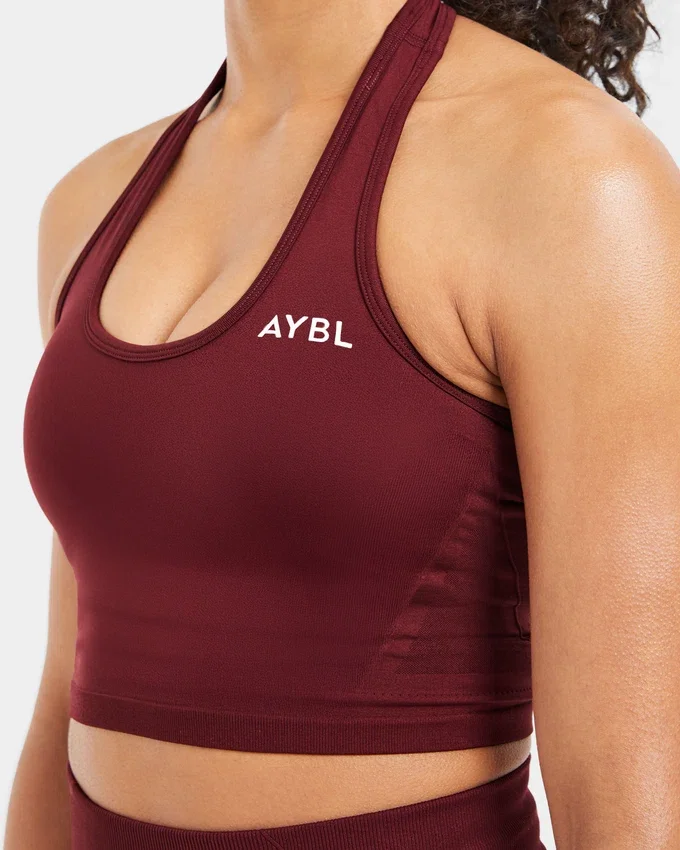 Empower naadloze halternek crop top