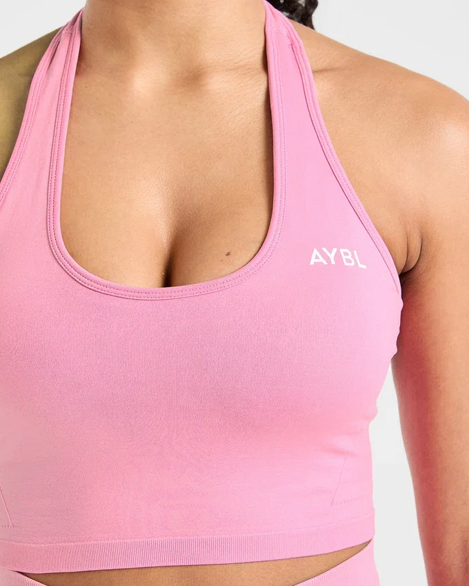 Empower naadloze halternek crop top