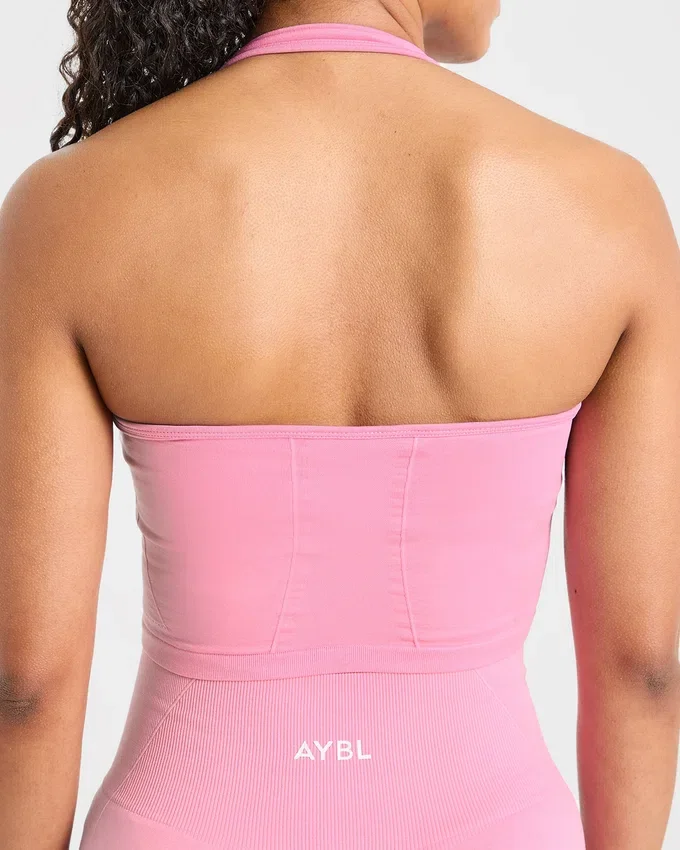 Empower naadloze halternek crop top
