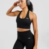 Empower naadloze halternek crop top