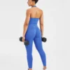 Empower naadloze halternek crop top